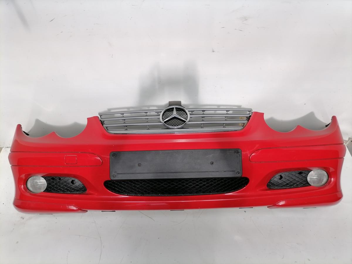 Mercedes Sportcoupe CL203 original Sto&szlig;stange Stossf&auml;nger vorn 586 Magma Rot Bj.2001